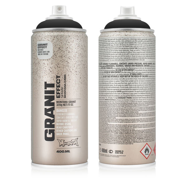 Montana - Granit -effect - zwart - 400 ml