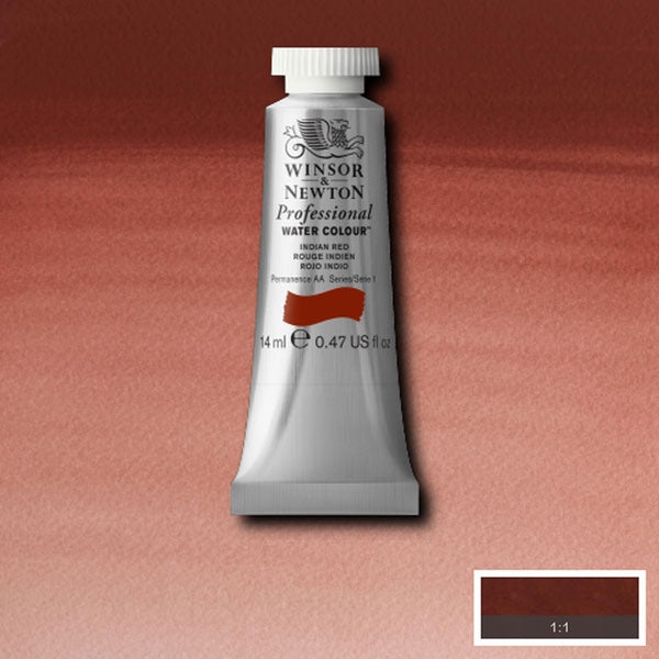 Winsor and Newton - Professional Artists' Watercolour - 14ml - Indian Red