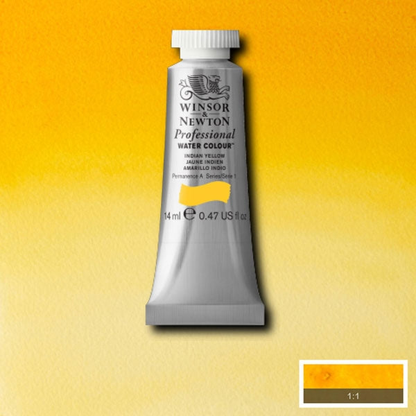 Winsor and Newton - Professional Artists' Watercolour - 14ml - Indian Yellow