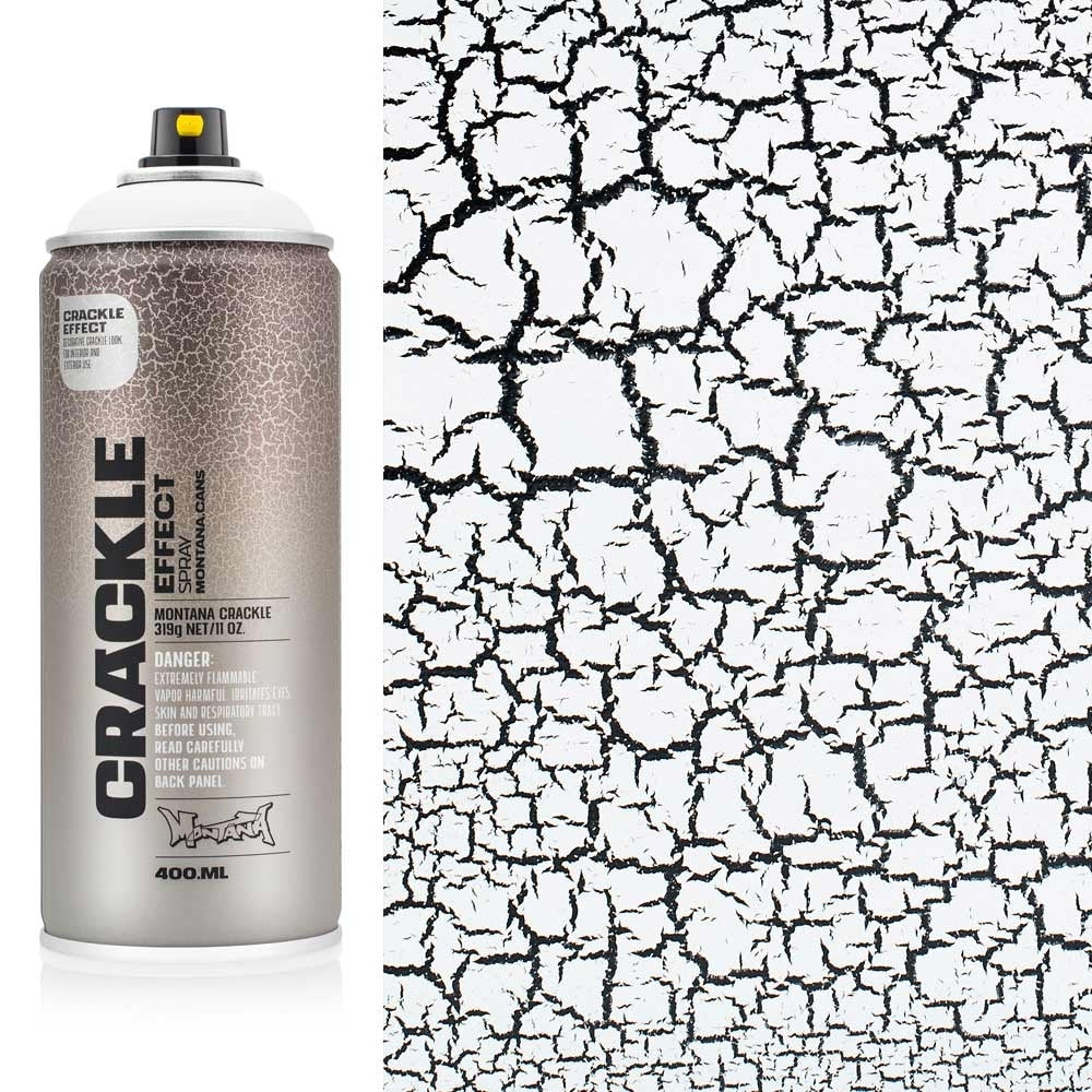 Montana - effetto crackle - bianco puro - 400 ml