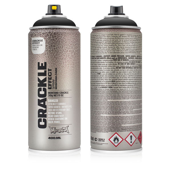 Montana - Crackle Effect - verkeer zwart - 400 ml