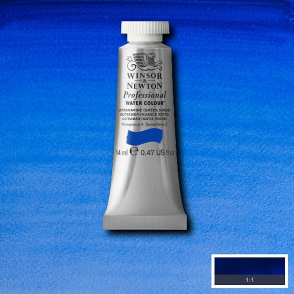 Winsor et Newton - Aquarelle des artistes professionnels - 14 ml - Shade verte ultramarine