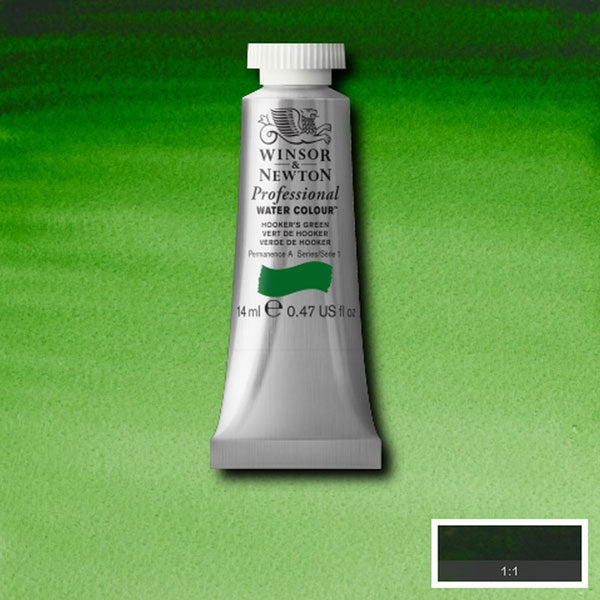 Winsor and Newton - Professional Artists' Watercolour - 14ml - Hookers Green