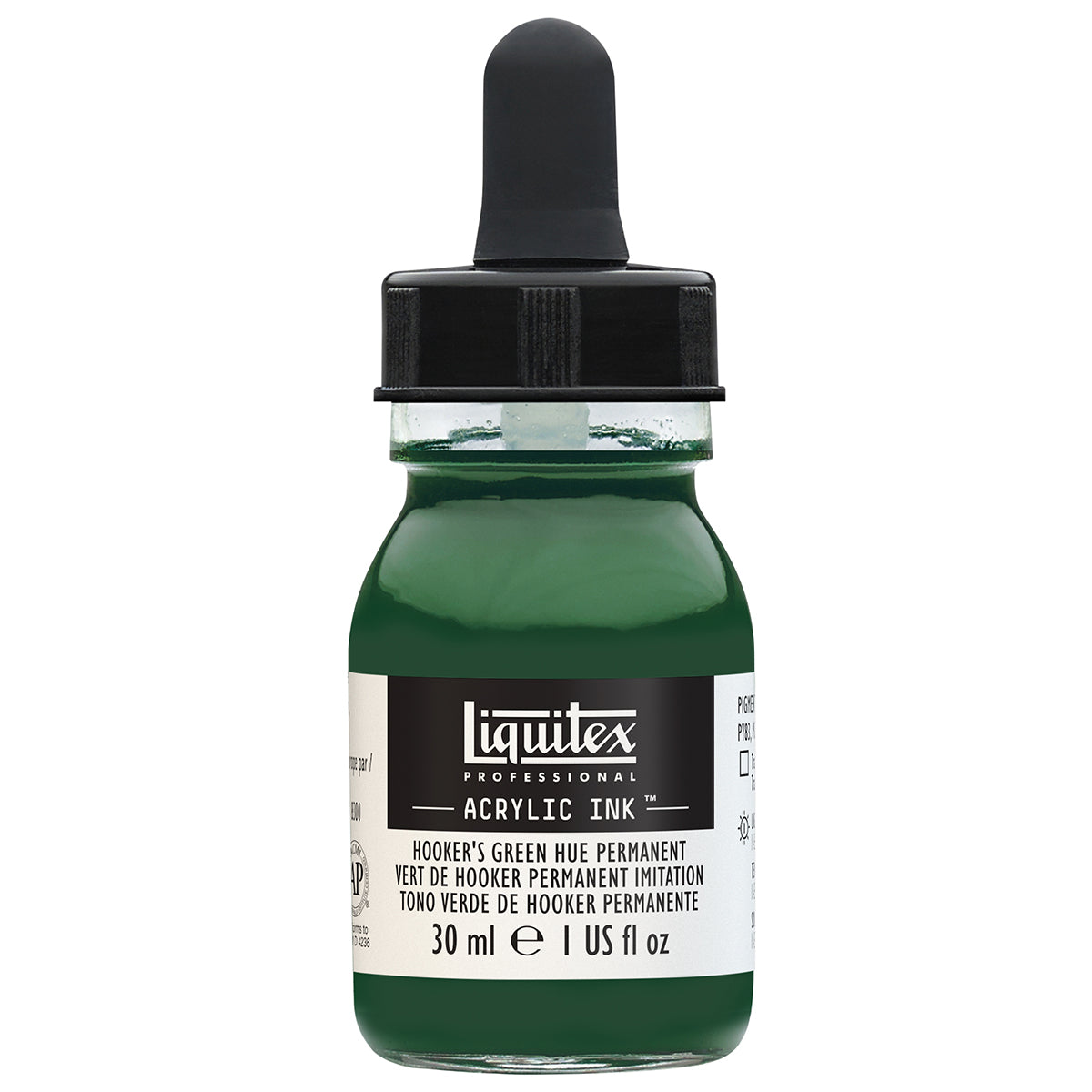 Liquitex - Acrylic Ink - 30ml Hooker's Green Hue Permanent