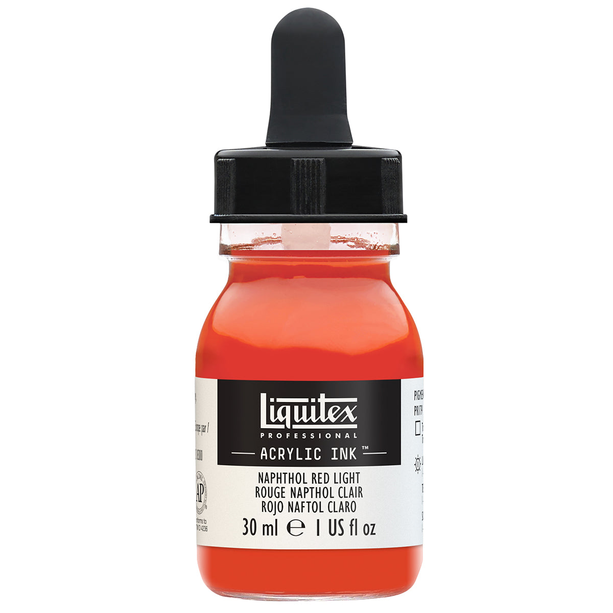 Liquitex - Acrylic Ink - 30ml Naphthol Red Light