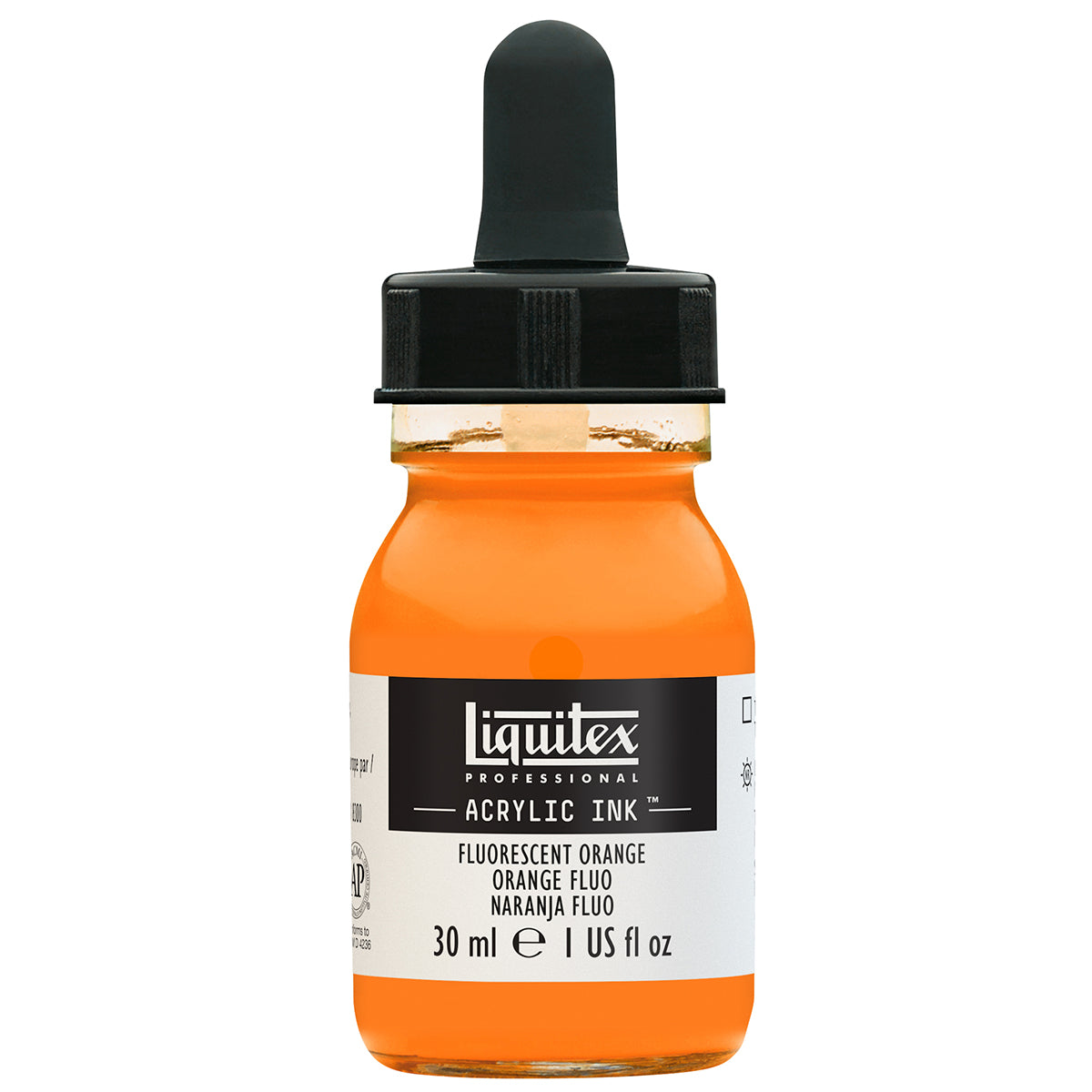 Liquitex - Acrylic Ink - 30ml Fluorescent Orange
