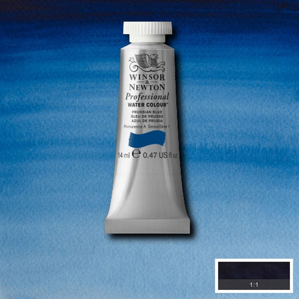 Winsor et Newton - Aquarelle des artistes professionnels - 14 ml - bleu prussien