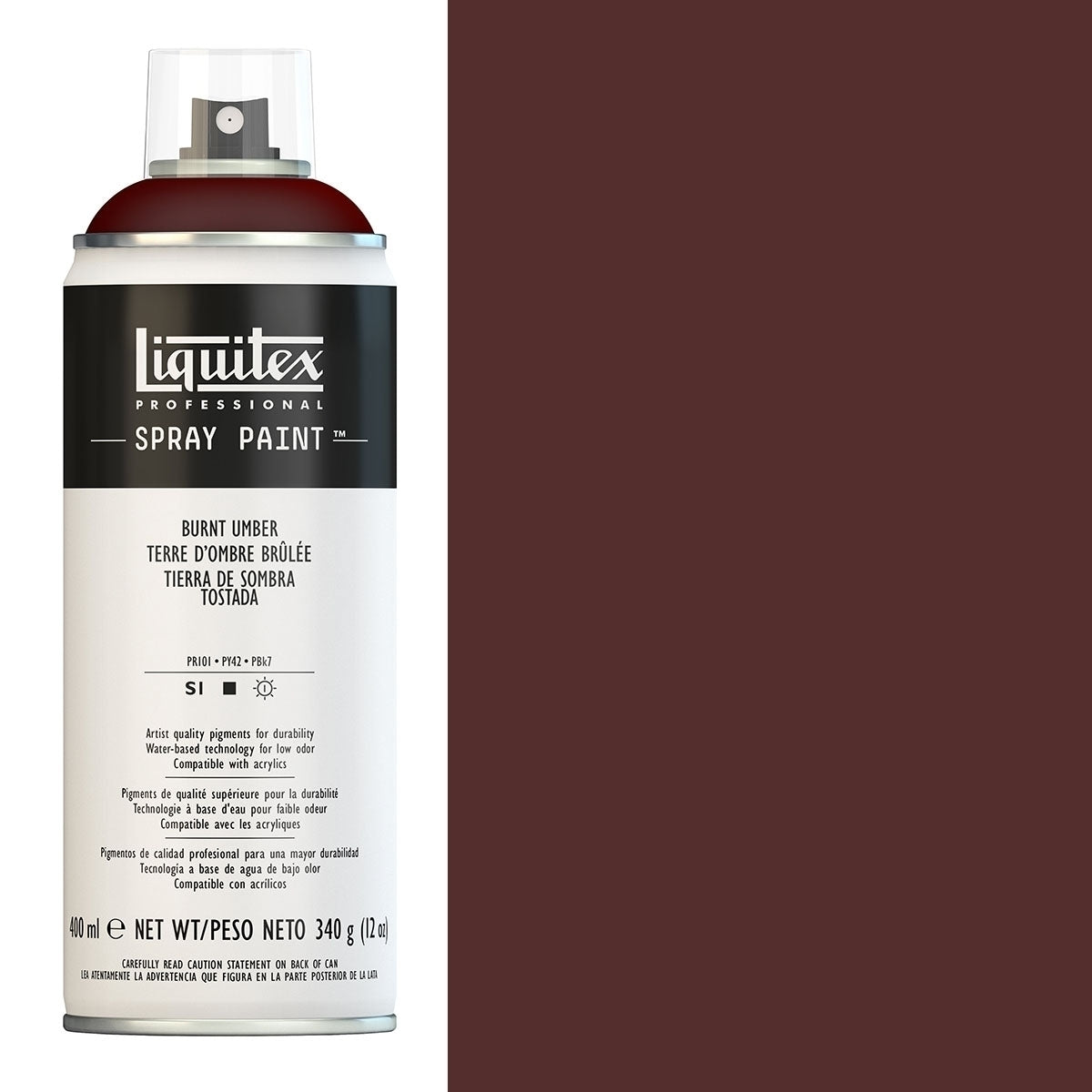 Liquitex - Paint spray - 400 ml Burnt Umber