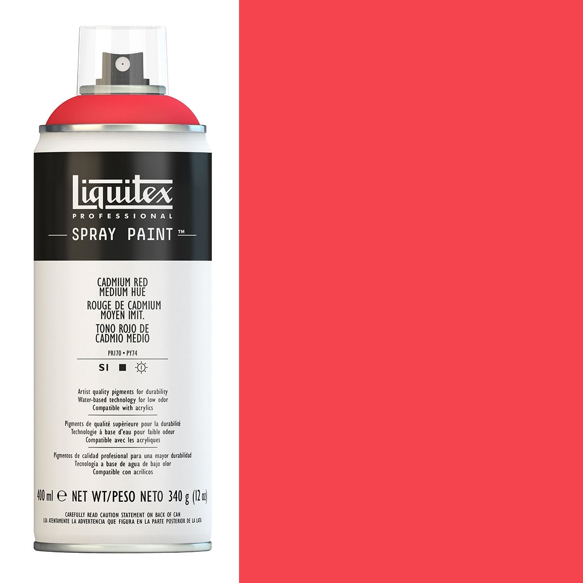 Liquitex - Spray Paints - 400 ml Cadmium Red Medium Hue