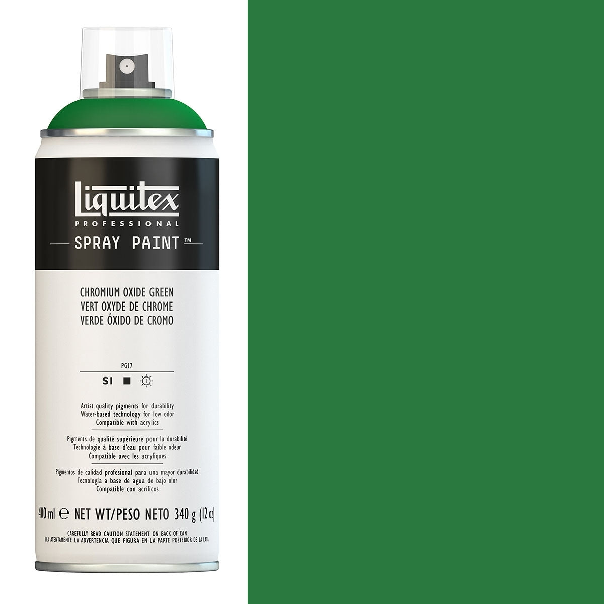 Liquitex - peintures à la pulvérisation - Green d'oxyde de chrome de 400 ml