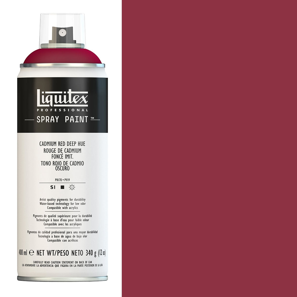 Liquitex - Paint spray - 400 ml di cadmio rosso tonalità profonda
