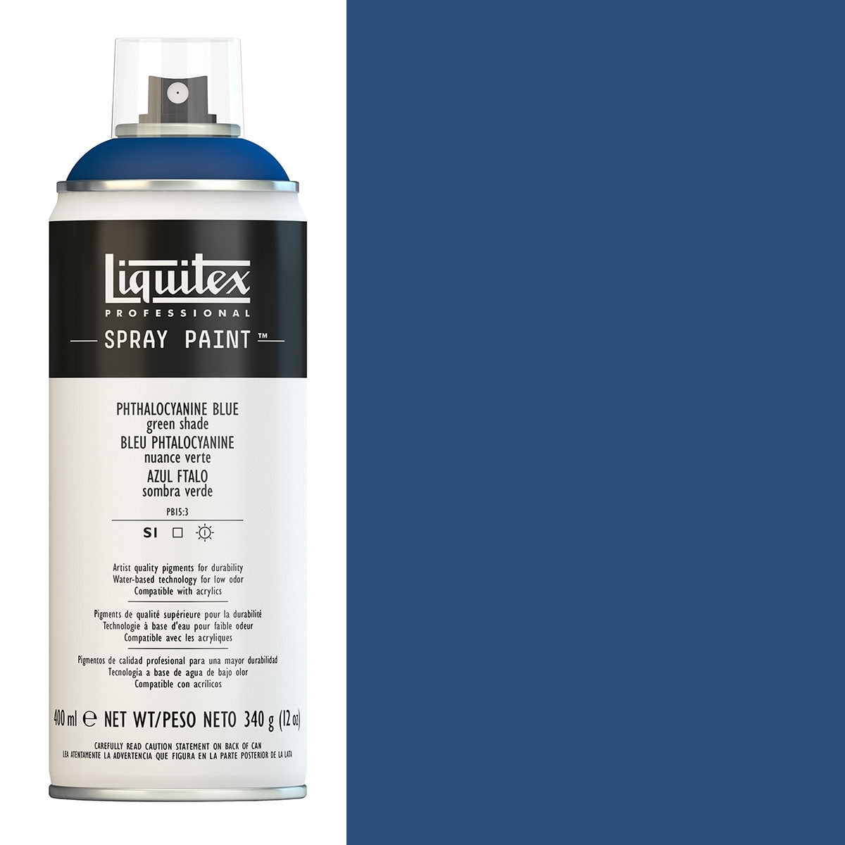 Liquitex - Paintes de pulvérisation - 400 ml de phtalo bleu (teinte verte)