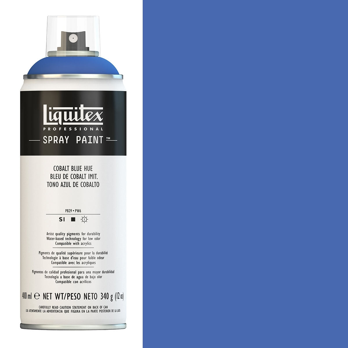 Liquitex - peintures pulvérisées - 400 ml de cobalt bleu