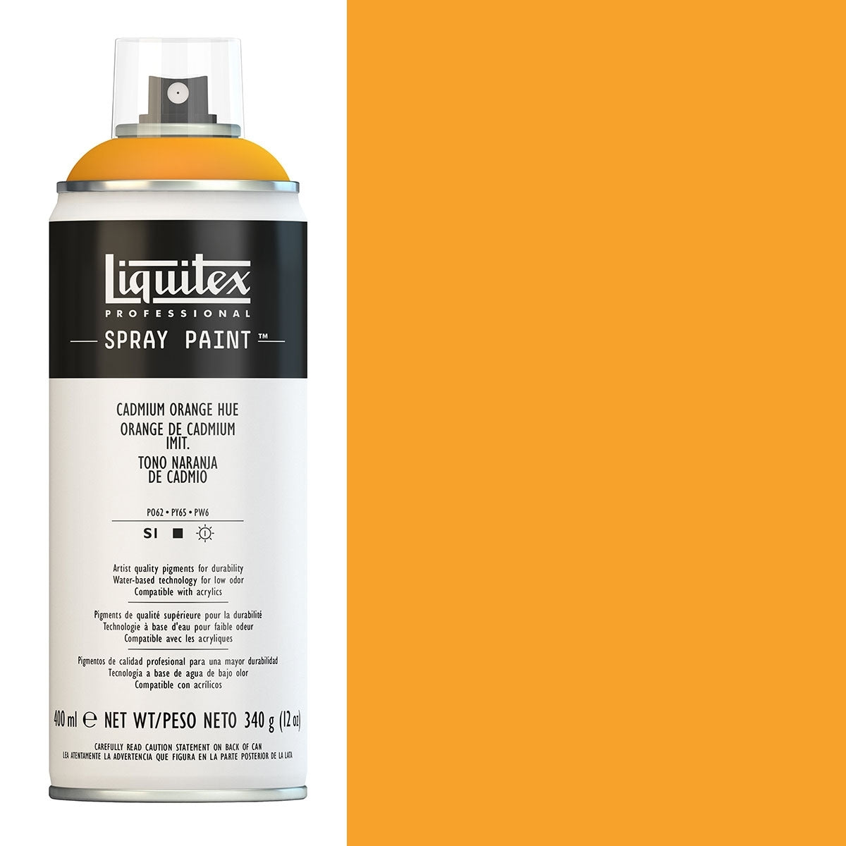 Liquitex - peintures à la pulvérisation - 400 ml de cadmium orange teinte