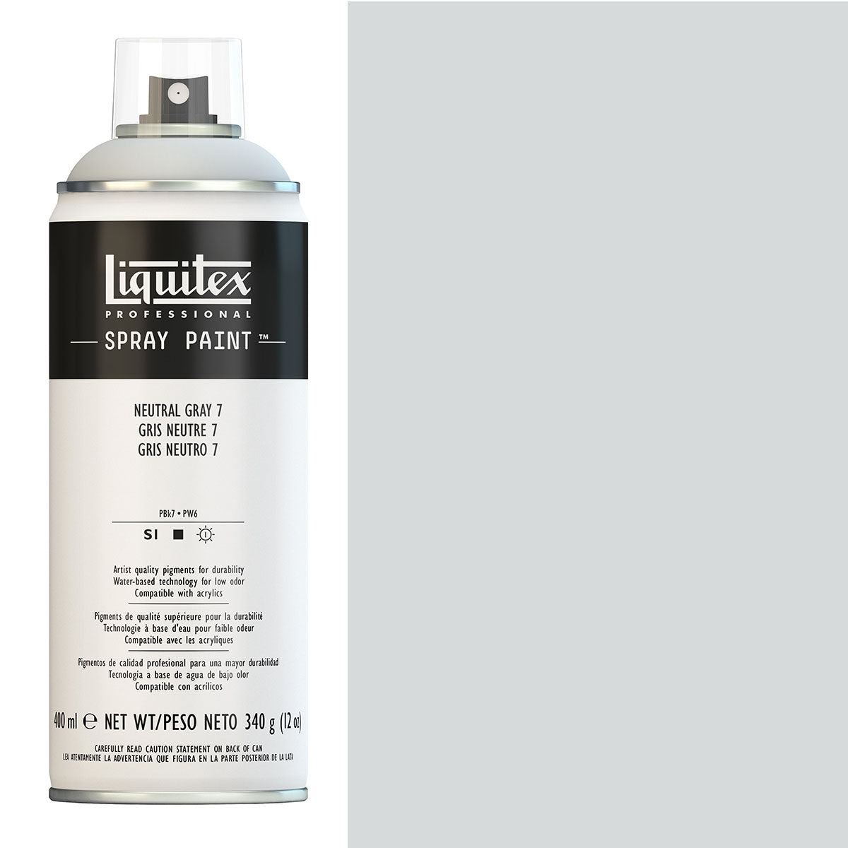 Liquitex - peintures pulvérisées - 400 ml gris neutre 7