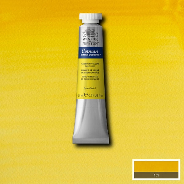 Winsor and Newton - Cotman Watercolour - 21ml - Cadmium Yellow Pale