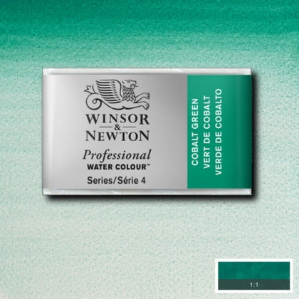 Winsor and Newton - Professional Artists' Watercolour Whole Pan - WP - Cobalt Green