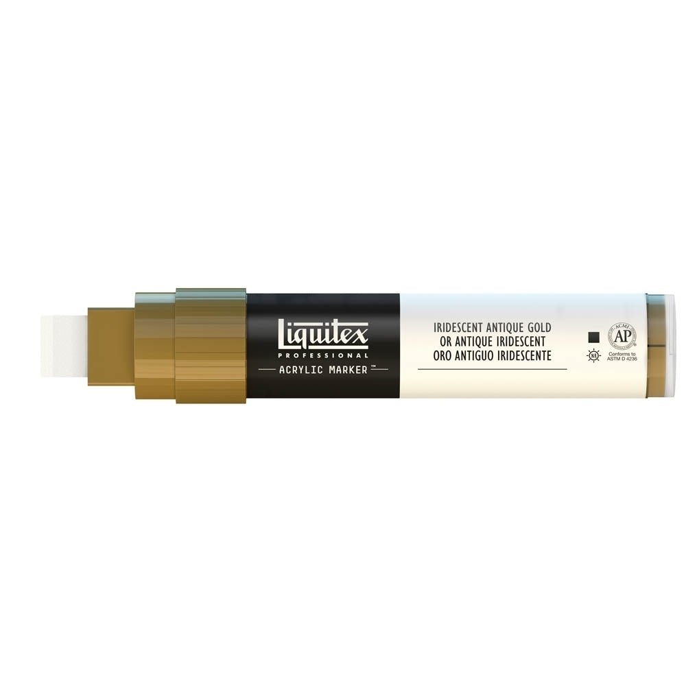 Liquitex - Marker - 8-15 mm - schillerndes antikes Gold