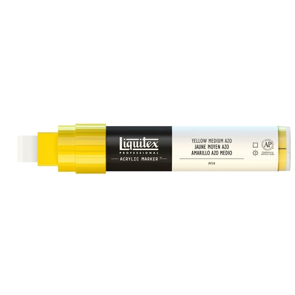 Liquitex - Marker - 8-15 mm - gelbes Medium Azo
