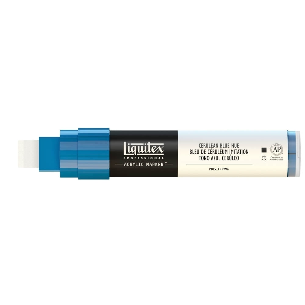 Liquitex - Marker - 8-15 mm - Tonalità blu ceruleo