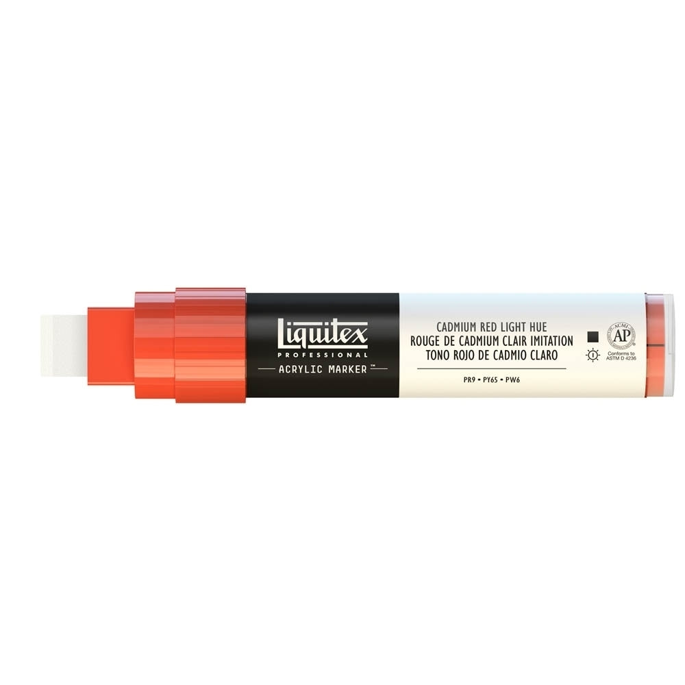 Liquitex - marcatore - 8-15 mm - tonalità di luce rossa cadmio