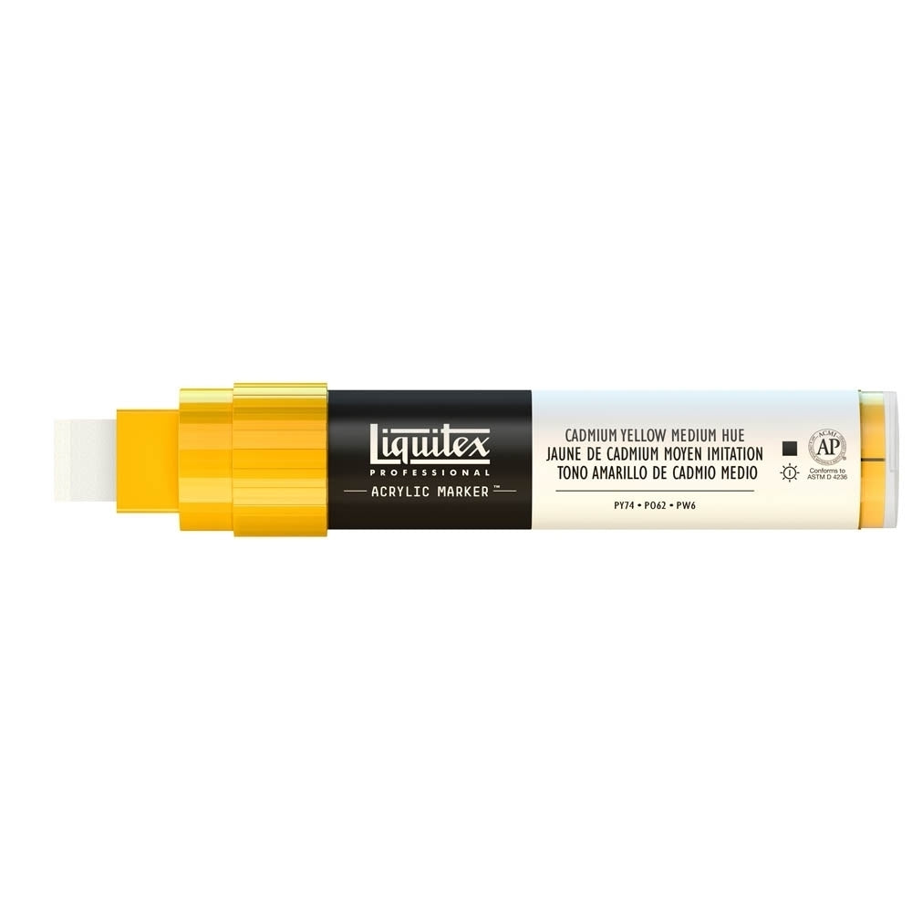Liquitex - marcatore - 8-15 mm - tonalità medio giallo cadmio