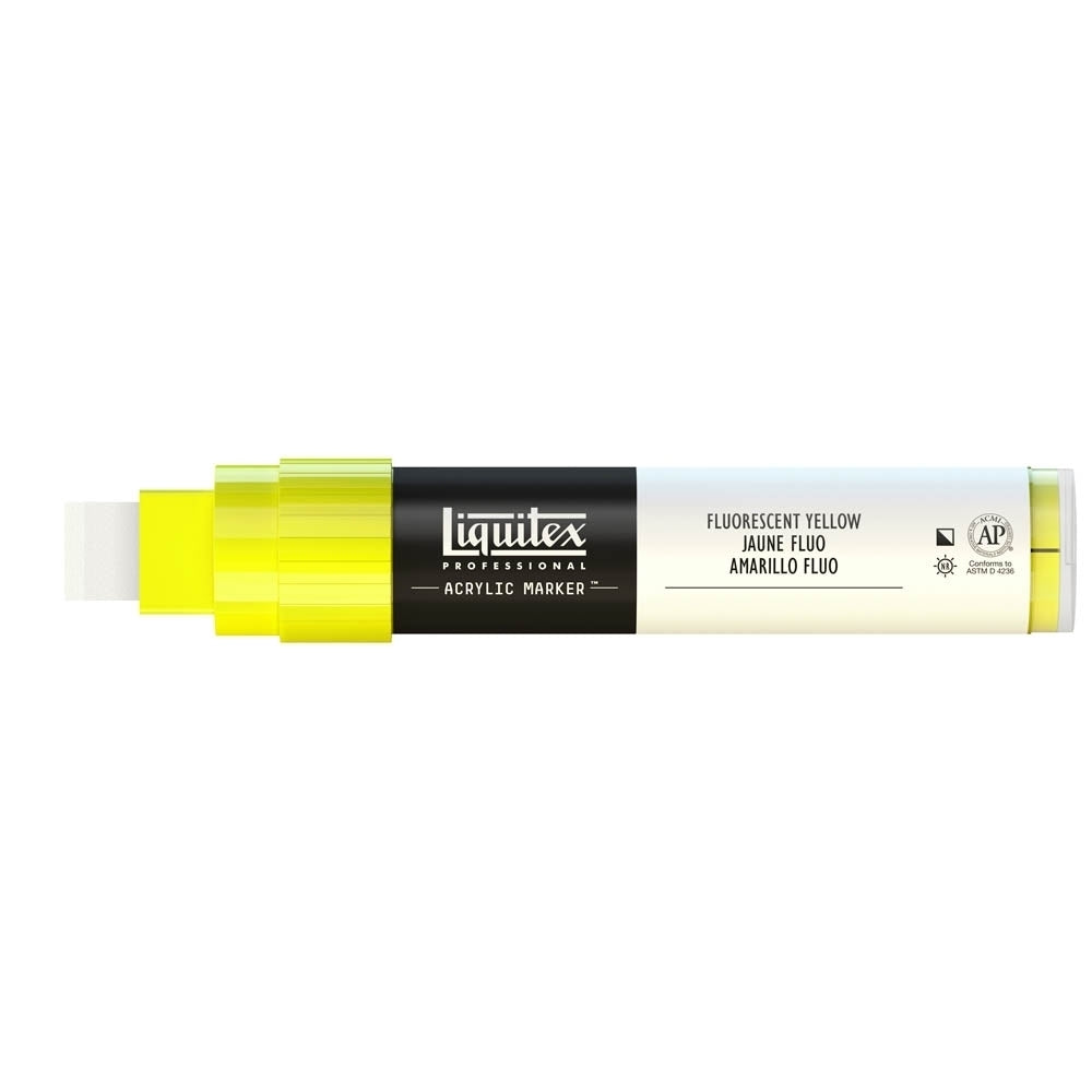 Liquitex - marker - 8-15 mm - fluorescerend geel