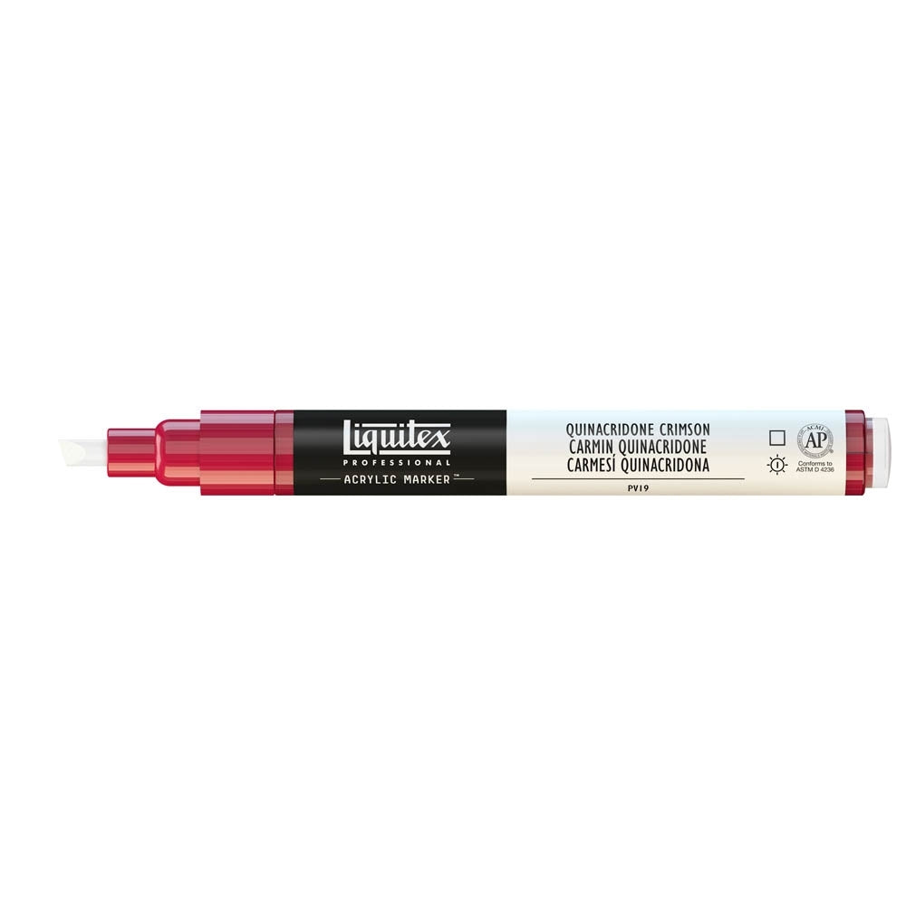 Liquitex - Marker - 2-4mm - Quincridone Crimson