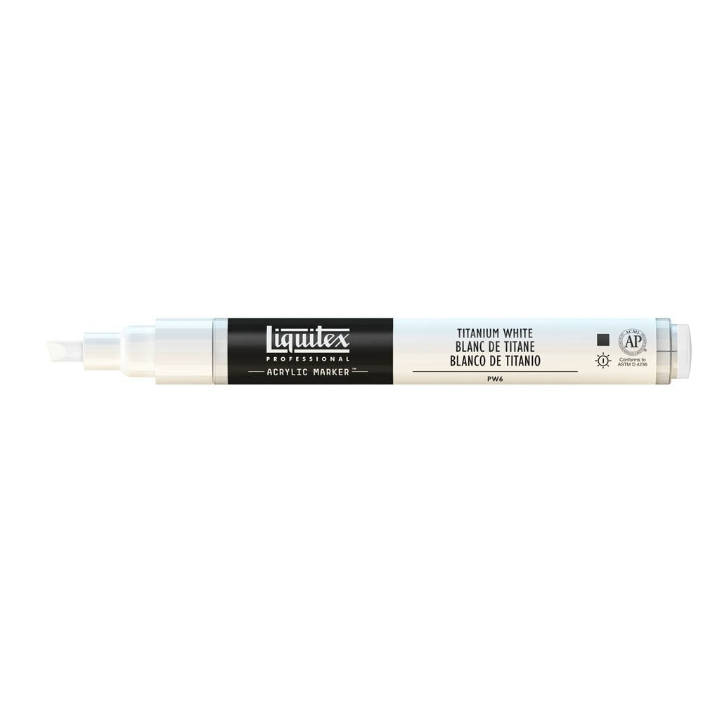 Liquitex - Marker - 2-4mm - Titanium White