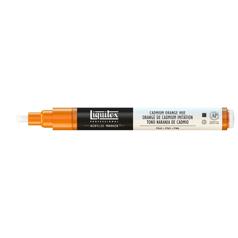 Liquitex - marcatore - 2-4 mm - tonalità arancione cadmio