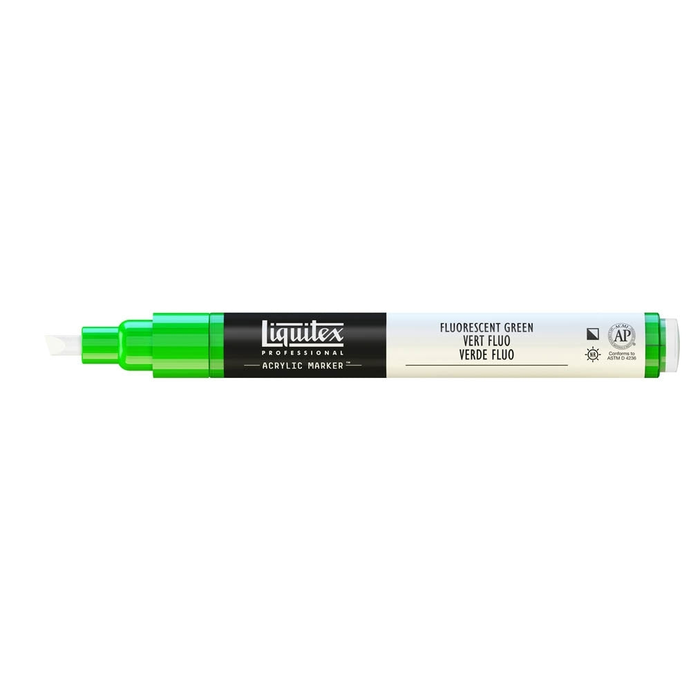 Liquitex - marker - 2-4 mm - fluorescerend groen