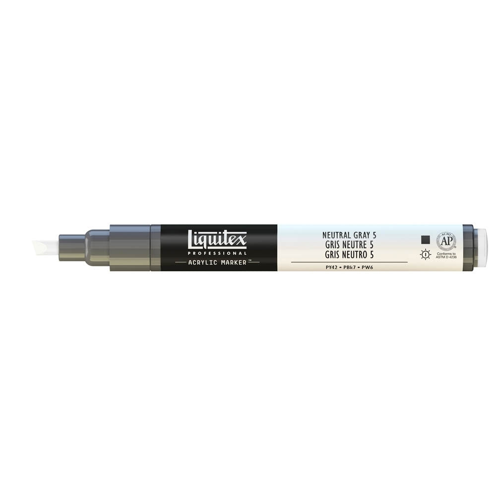 Liquitex - Marker - 2-4mm - Grigio neutro 5