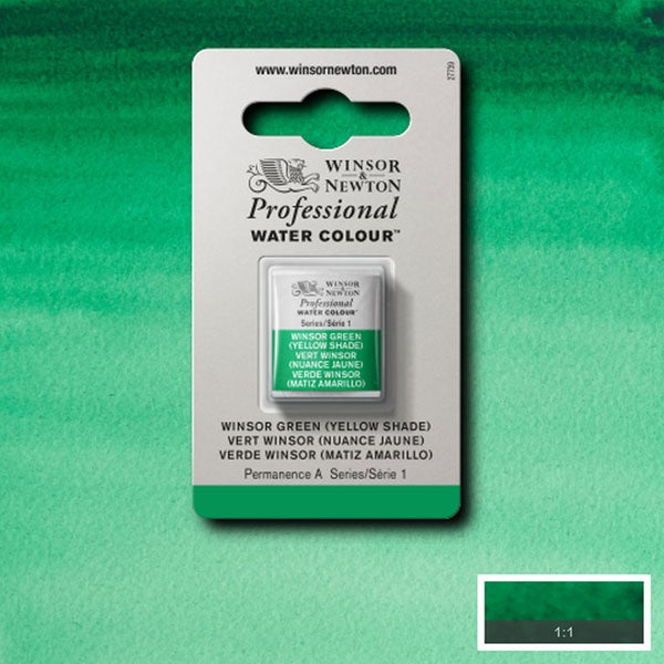 Winsor and Newton - Half Pan - HP - HP - HP - HP - Winsor Green Green Shade