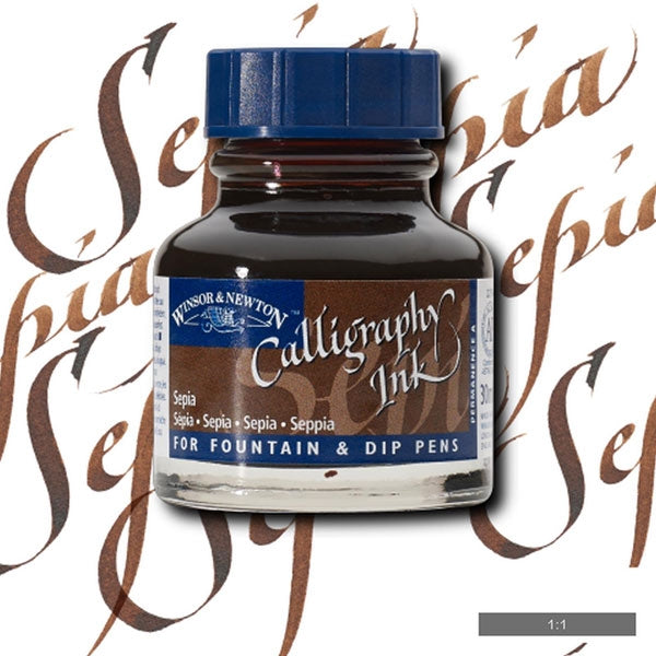 Winsor and Newton - Calligraphy Ink - 30ml - Sepia