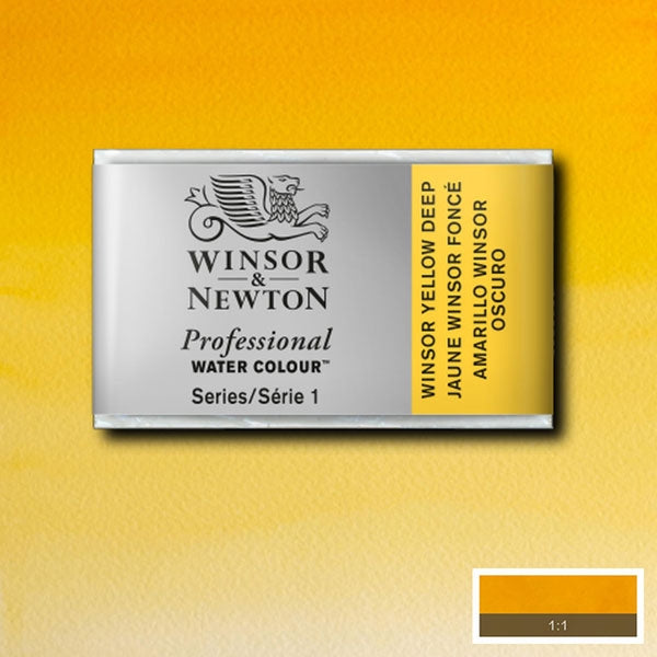 Winsor e Newton - Watercolor Whole Pan - WP - WPSOR Yellow Deep