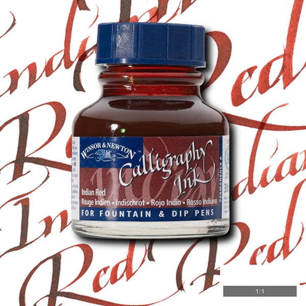 Winsor and Newton - Calligraphy Ink - 30ml - Indian Red