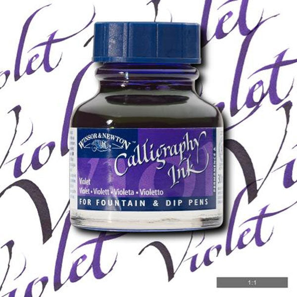 Winsor en Newton - kalligrafie -inkt - 30 ml - violet
