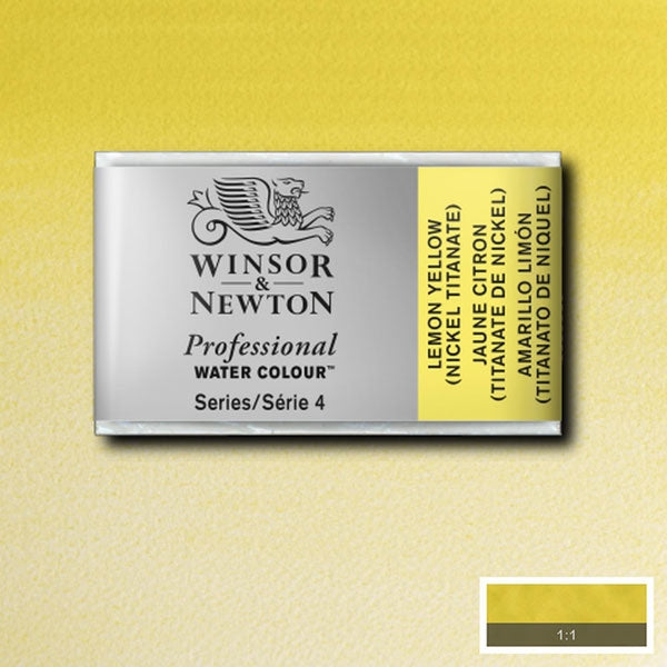 Winsor et Newton - Aquarement des artistes professionnels Pan entière - WP - Lemon jaune