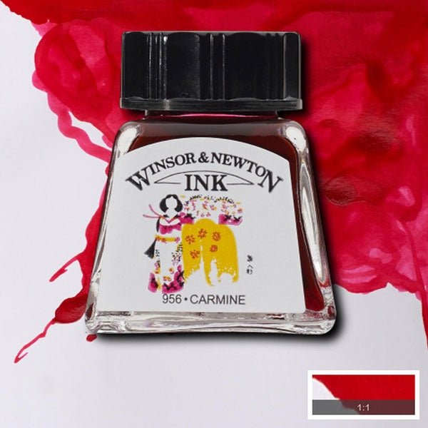 Winsor and Newton - Drawing Ink - 14ml - Carmine