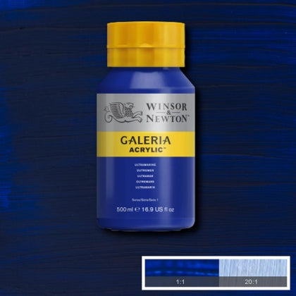 Winsor e Newton - Colore acrilico Galeria - 500 ml - Ultramarine