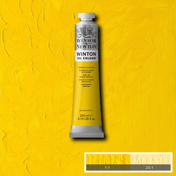 Winsor et Newton - Couleur d'huile Winton - 200 ml - Chrome Yellow (13)