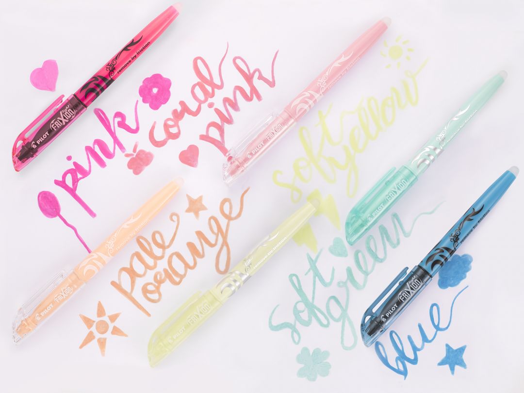 Piloot - Frixion Light Soft - Highlighter Pen - Soft Pastel Pink - Medium Tip