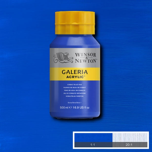Winsor und Newton - Galeria Acrylfarbe - 500 ml - Kobaltblauer Farbton