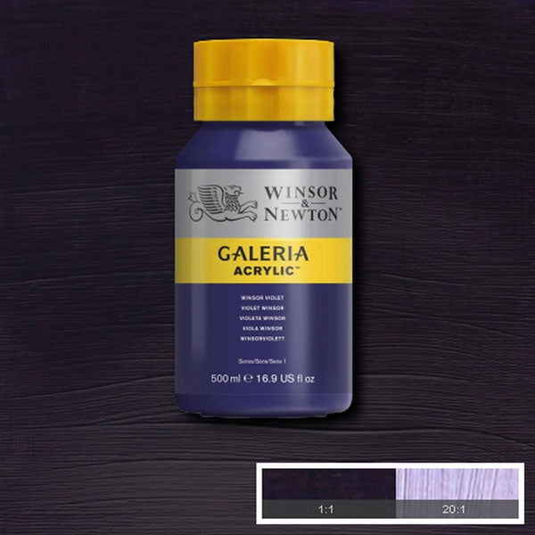 Winsor en Newton - Galeria Acryl -kleur - 500 ml - Winsor Violet