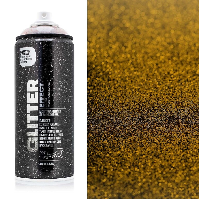 Montana - Effetto glitter - Oro polveroso - 400 ml