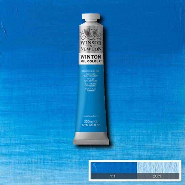 Winsor et Newton - Couleur d'huile Winton - 200 ml - Blue céruléen (10)