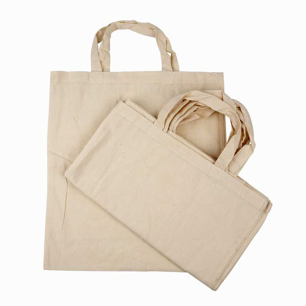 Create Craft - Shopping Bag -38x42 cm -light natural -5 piece