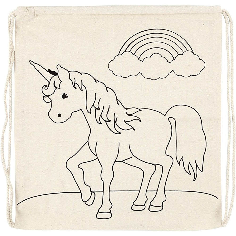 Creëer Craft - Drawstring Bag 37x41cm Unicorn