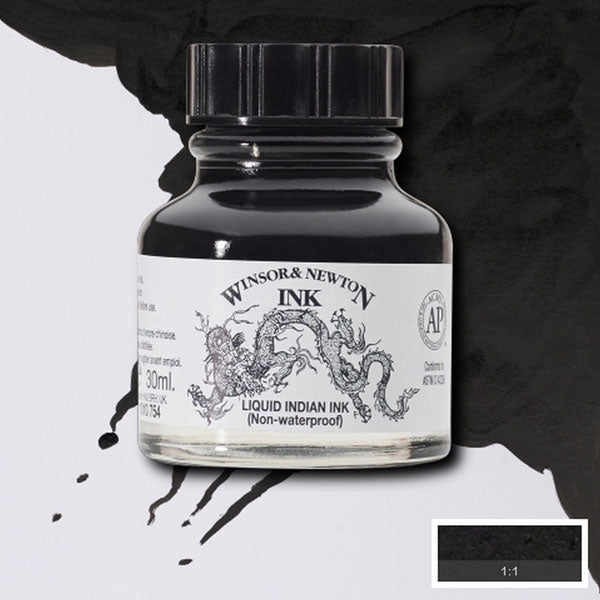 Winsor and Newton - Drawing Ink - 30ml - Liquid Indian