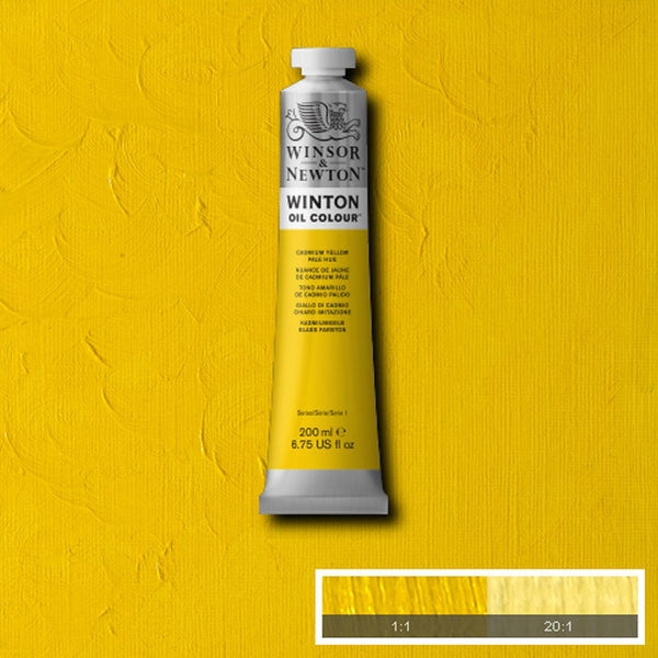 Winsor et Newton - Couleur d'huile Winton - 200 ml - Cadmium jaune pâle (8)